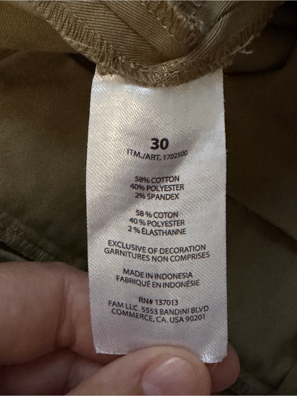 Banana Republic Mens Chino Shorts Size 30 Tan Khaki Preppy Flat Front Stretch - Picture 6 of 7